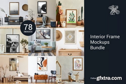 MockupCloud - Artwork Frames Mockup Bundle