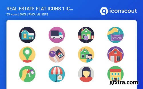 Iconscout - Real Estate Flat Icons 1 Icon Pack