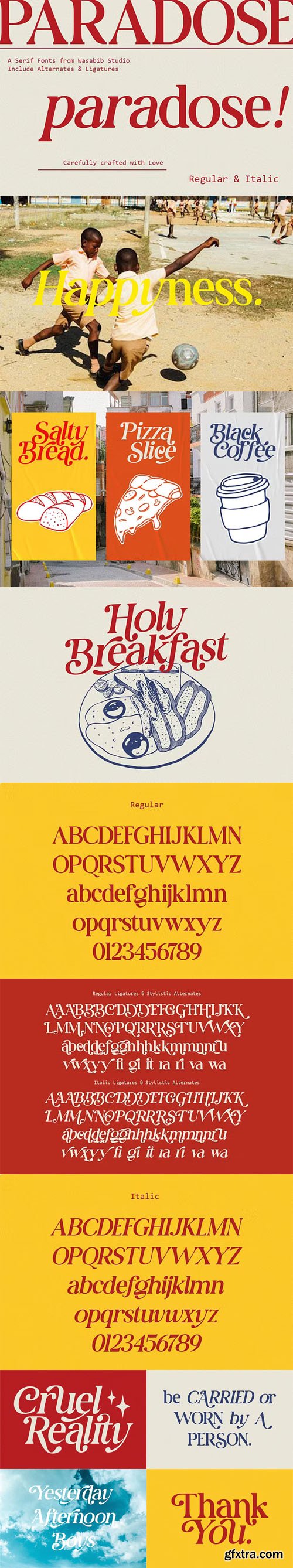 Paradose - Modern Serif Typeface