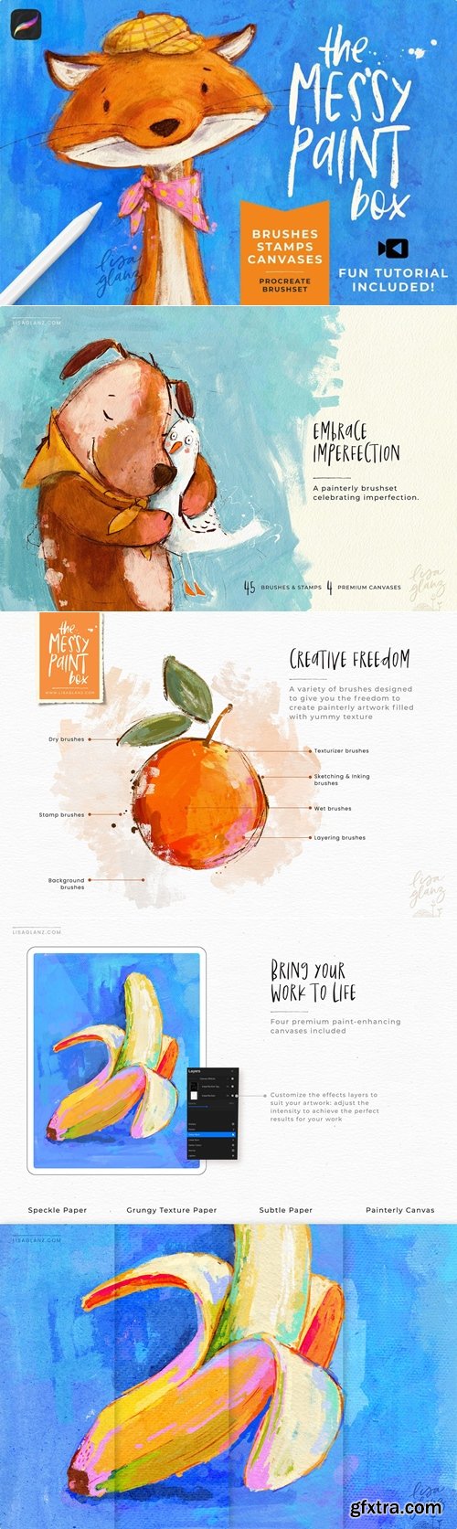 Lisa Glanz - Messy Paint Box Procreate