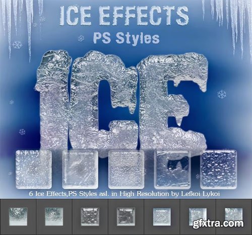 Ice Effects - Frosty Layer Styles for Photoshop