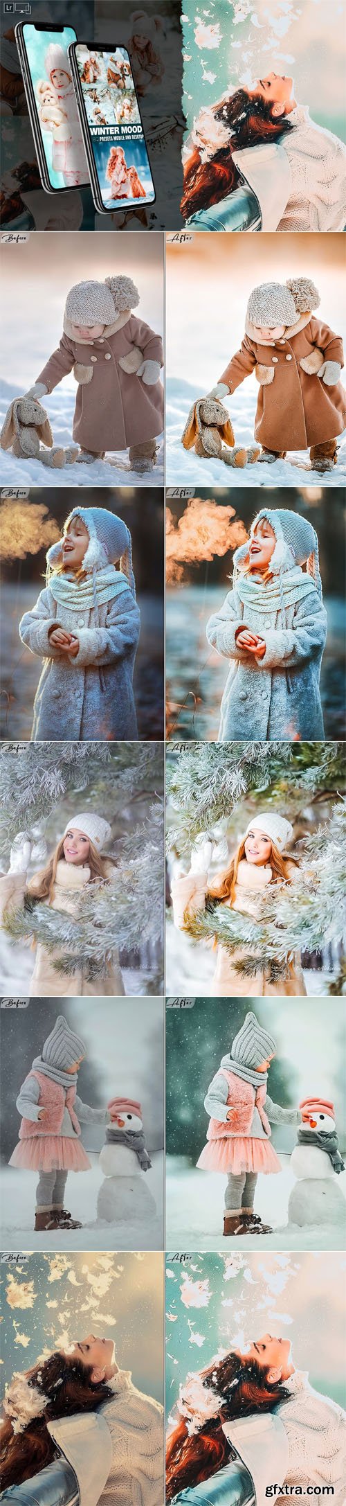Winter Mood - 7 Mobile & Desktop Lightroom Presets Winter Mood - 7 Mobile & Desktop Lightroom Presets