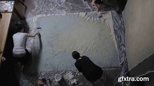 Theportraitsystem - DIY Backdrop Painting