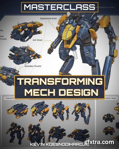 Concept Art Forge - Transforming Mech Design in Photoshop and Blender