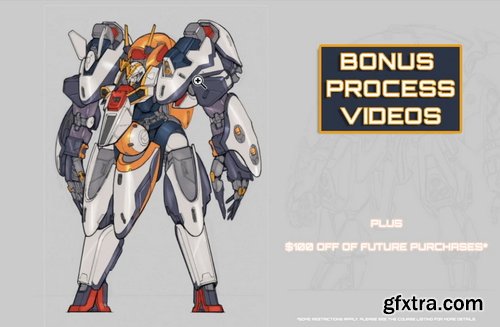 Concept Art Forge - Transforming Mech Design in Photoshop and Blender