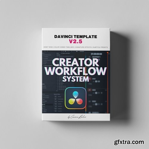 Cameron Radice - DaVinci Resolve Template v2.5