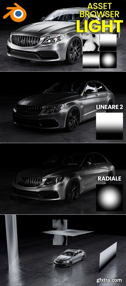 Gumroad - 23 Area Light Maps & Gobos Lights