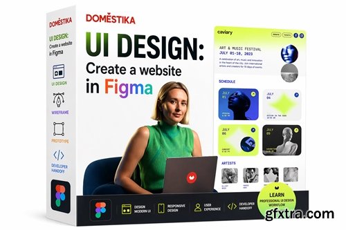 Domestika - UI Design: Create a website in Figma