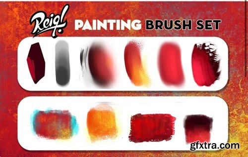 REIQ PS PAINTING BRUSH SET + BRUSH DEMO