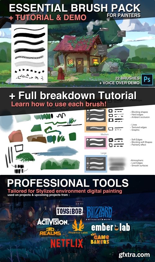 Artstation - Essential brush pack for painters