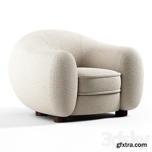 3dsky Pro - Maison Royere - Polar Bear armchair