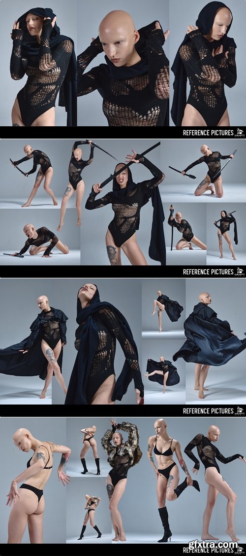 Artstation - 1470+ Unique Gothic: Female Character Expressive Poses