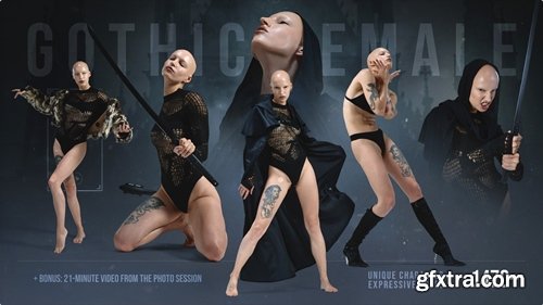 Artstation - 1470+ Unique Gothic: Female Character Expressive Poses