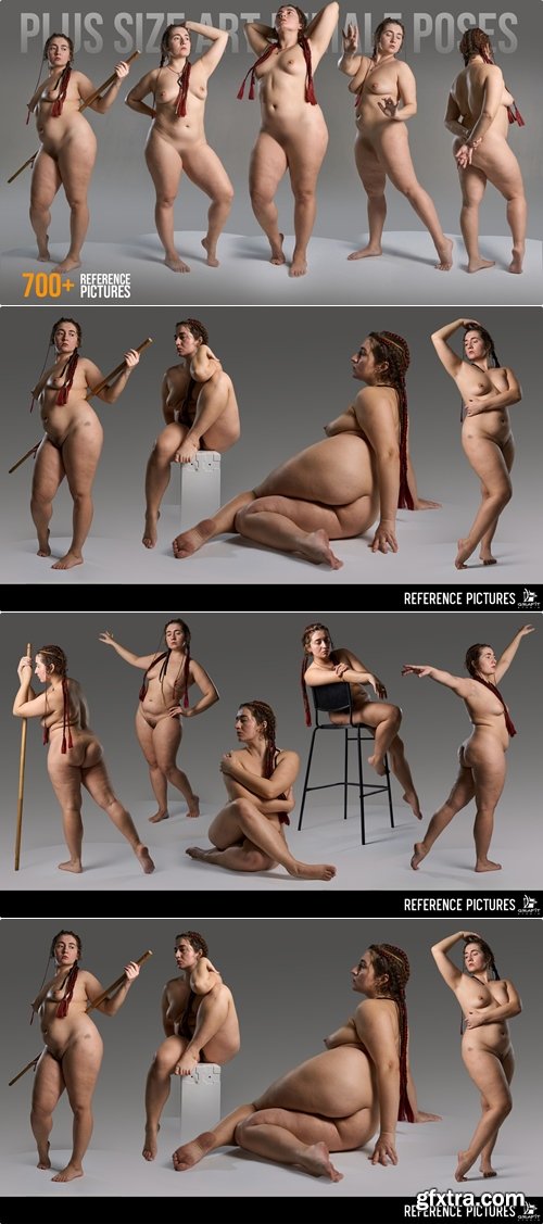 Artstation - 700+ Plus Size Art Female Poses