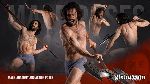 Artstation - 1300+ Male Poses for Your Anatomy Studies