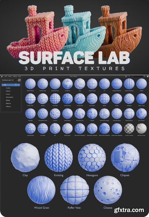 SuperhiveMarket - Surface Lab - 3D Print Textures