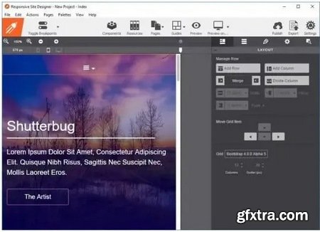 CoffeeCup Responsive Site Designer 4.0.3360