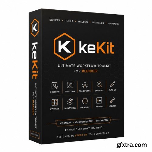 keKit v3.6.7 Pro for Blender