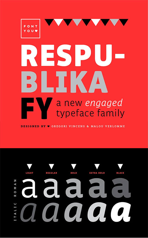Respublika FY - 10 Styles Font Family