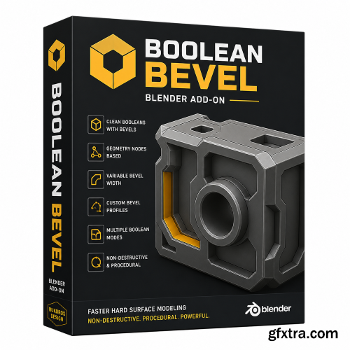 Boolean Bevel v1.1.9 for Blender