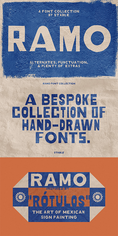 Ramo Font Collection 5xOTF 7159223
