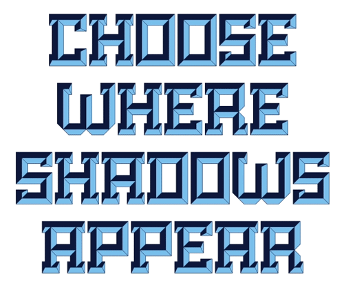 Brute - A New Kind of Beveled Display Typeset 7xOTF