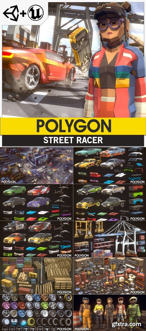Synty Store - POLYGON - Street Racer v3