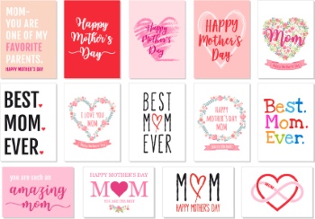 Mother's Day Templates #1, 28xAI