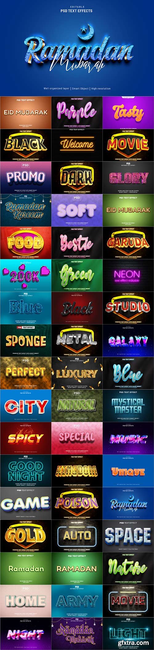 Psd text effect set vol 462