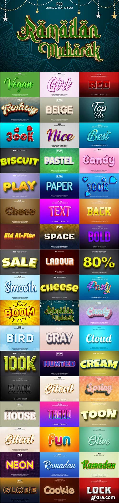 Psd text effect set vol 463