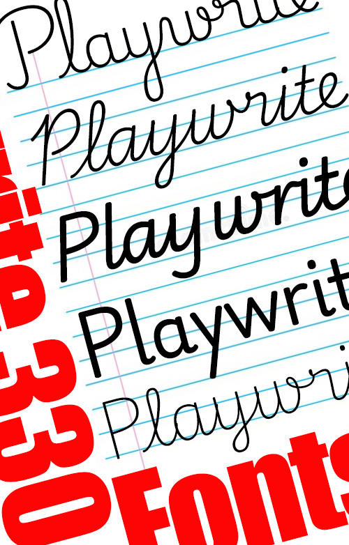Playwrite Fonts - Great Collection 330xTTF