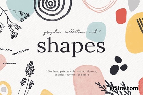 Abstract Shapes Print Graphics Vol.1 PSD, PNG, JPG 4940854