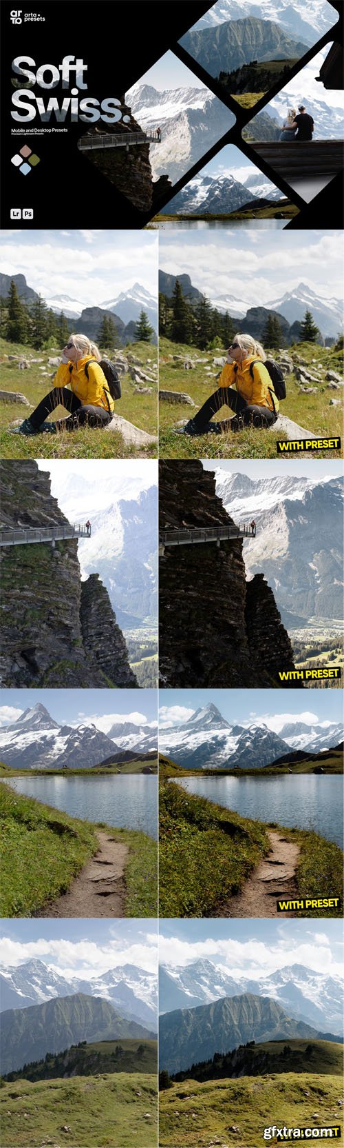 Soft Swiss - Mobile & Desktop Presets for Lightroom