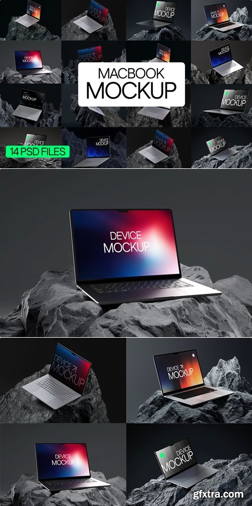 MockupCloud - Mac book Laptop Mockup