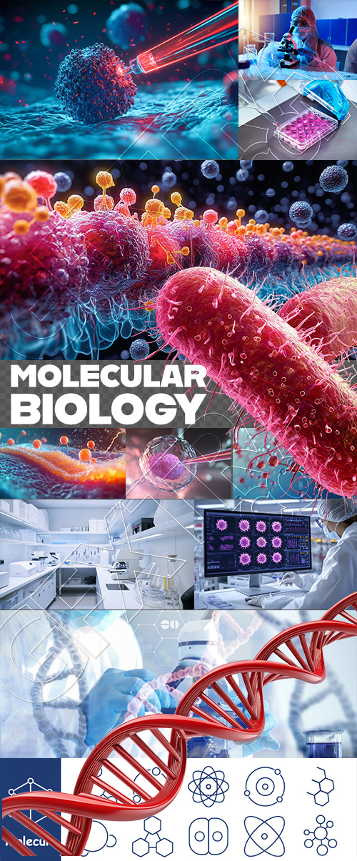 Molecular Biology 31xJPEG, 3xPNG, 2xAI