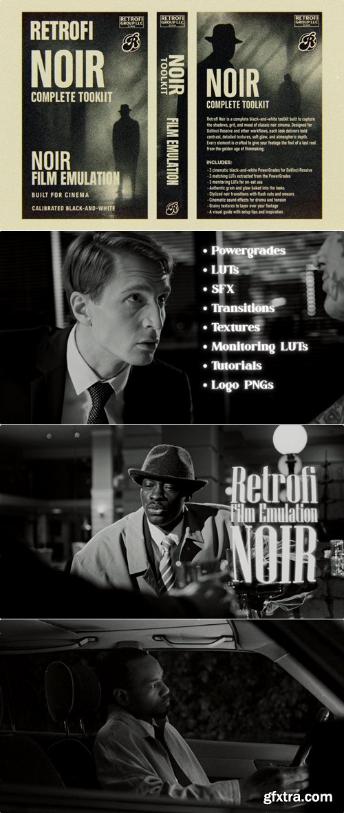 Retrofi - Complete Noir Film Emulation Toolkit