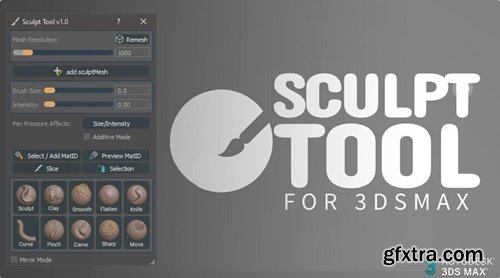 3ds Max - Sculpt Tool 1.05