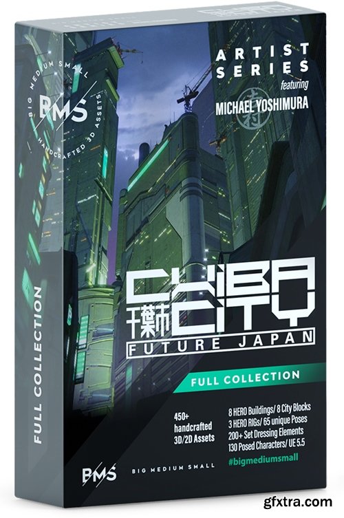 BigMediumSmall - Chiba city for FBX,OBJ,Blender and UE