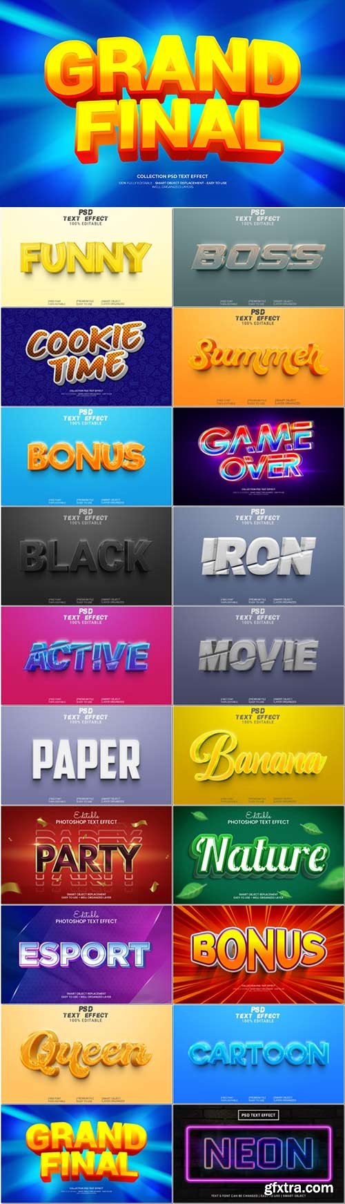 Psd text effect set vol 390