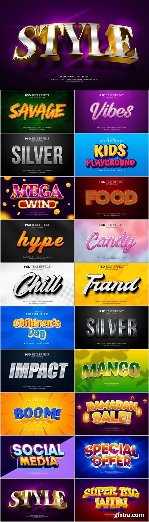 Psd text effect set vol 391