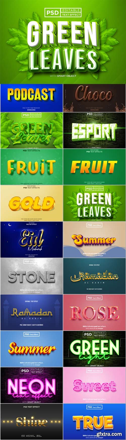 Psd text effect set vol 393