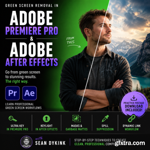 Skillshare - Green Screen Removal in Adobe Premiere Pro & Adobe After Effects