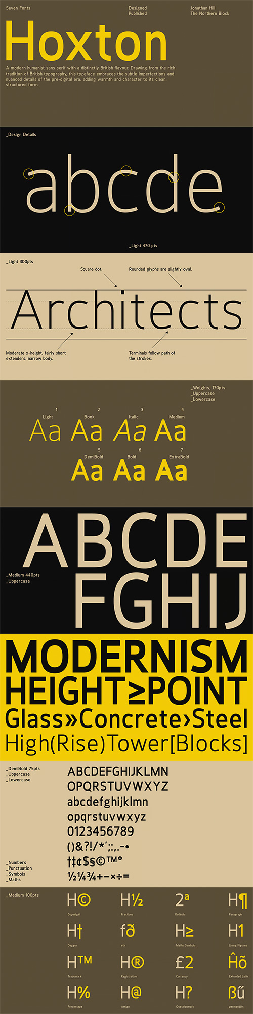Hoxton - 7 Styles Font Family Hoxton - 7 Styles Font Family