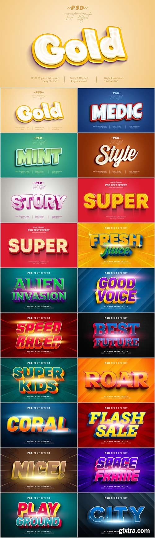Psd text effect set vol 397