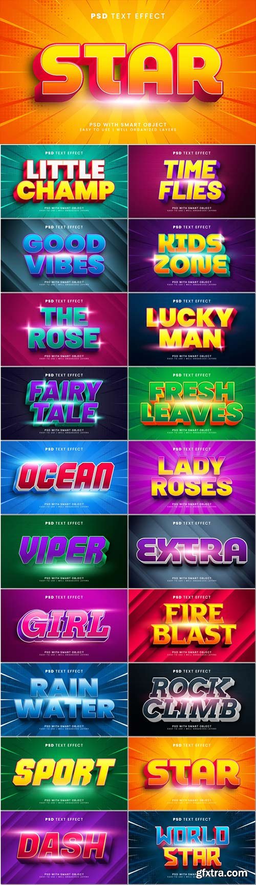 Psd text effect set vol 39