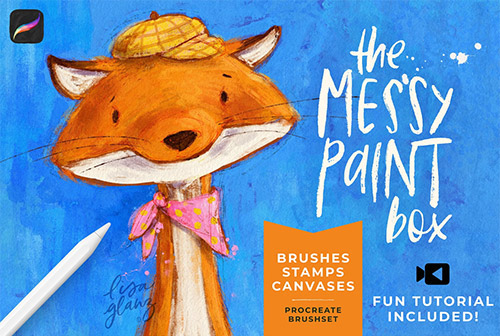Lisa Glanz - Messy Paint Box Procreate Lisa Glanz - Messy Paint Box Procreate