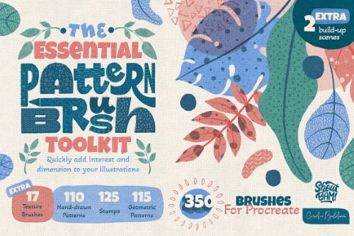 Essential Pattern Brush Toolkit for Procreate 6133769 Essential Pattern Brush Toolkit for Procreate 6133769
