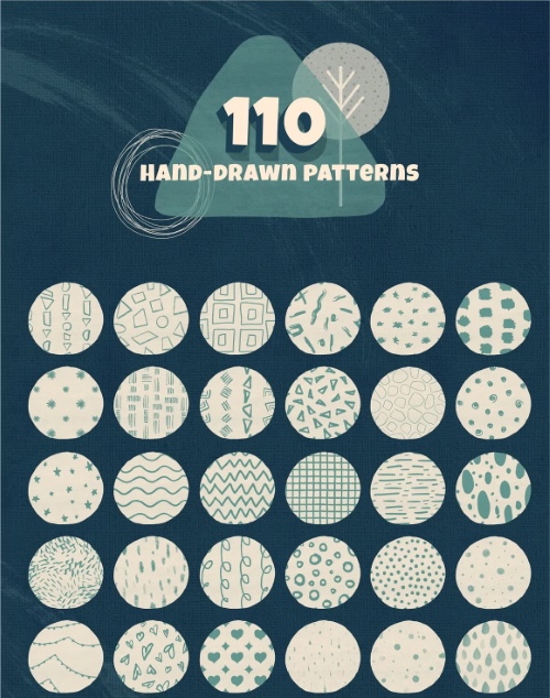 Essential Pattern Brush Toolkit for Procreate 6133769