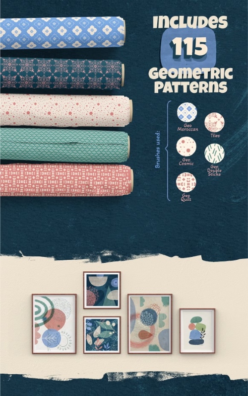 Essential Pattern Brush Toolkit for Procreate 6133769