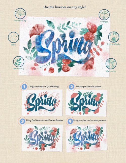 Essential Pattern Brush Toolkit for Procreate 6133769
